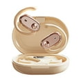 thumbnail image 2 of Ultra Open Earbuds, Immersive Audio Open Ear Earbuds, Clip on Earbuds for Comfort, Running Earbuds with OpenAudio for Awareness, Up to 48 Hours of Battery Life(Beige), 2 of 9