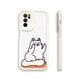 thumbnail image 1 of Destaca del resto con la moderna funda plateada mate de doble capa con diseño de dibujos animados para iPhone 15 Pro Max 14 13 12 Pro 11., 1 of 4