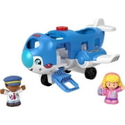 Fisher-Price Little People Travel Together Airplane Musical Toddler Toy with 2 Figures