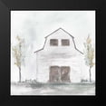 thumbnail image 2 of Paschke, Chris 20x20 Black Modern Framed Museum Art Print Titled - White Barn IV, 2 of 5