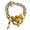 D, variant on Intricate Carved Mask Necklace Lightweight Alloy Jewelry Bangle Wrist Rings Adjustable Sizing