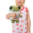 thumbnail image 4 of Frog Stuffed Animals Plush Toy With Removable Clothes Cute Soft Frog Plush Stuffed For Kids 10 Inch, 4 of 6