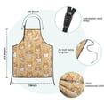 thumbnail image 7 of Corgi Dog and Footprints Kids Aprons for Girls and Boys,Adjustable Neck Strap Toddler Aprons for Kids Cooking Baking, 7 of 7