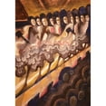 thumbnail image 2 of Hugo Scheiber 18x24 Gold Ornate Framed and Double Matted Museum Art Print Titled - Gossip, 2 of 4