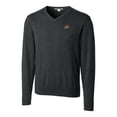 thumbnail image 2 of Men's Cutter & Buck Heather Charcoal Oregon State Beavers Lakemont Tri-Blend Big & Tall V-Neck Pullover Sweater, 2 of 3