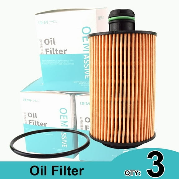 OEMASSIVE 3x Engine Oil Filter for Jeep Grand Cherokee IV Ram 1500 Chrysler 300C 2011-2018
