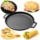 thumbnail image 1 of onlyliua para Interior/Exterior Acero Antiadherente para Pizzas y Panes Planos de Hasta 11 Pulgadas Apto para Horno y Parrilla Hasta 900 °F., 1 of 7