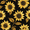 Black Sunflower Pattern, variant on Yayeee Area Rugs for Living Room 6.7'x4.8' Indoor Non Slip Washable Bedroom Carpet, Sun Moon and Stars Pattern