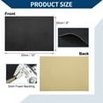 thumbnail image 4 of Unique Bargains Self Adhesive Headliner Fabric W/ Foam Backing Interior Trim DIY Roof Repair Replace for Car RV SUV Automotive Suede Fabric 12"Lx8"W 1 Pcs Black, 4 of 8