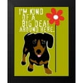 thumbnail image 2 of Oliphant, Ginger 12x14 Black Modern Framed Museum Art Print Titled - Big Deal, 2 of 5