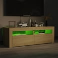 thumbnail image 4 of vidaXL TV Stand TV Unit Sideboard Home TV Console Media Unit with LED Lights, 4 of 29