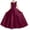 Watermelon Red, variant on ATOGUTA Girls Dress Wedding Satin Dresses Princess Birthday Party Prom Ball Gown Size 0-13