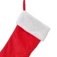 thumbnail image 4 of Classic Red Velvet Christmas Stockings - Soft, Plush, and Durable with Roomy Size for Goodies - Ready for Personalized Embroidery, Perfect for Gift Giving and Home Decor, 4 of 8
