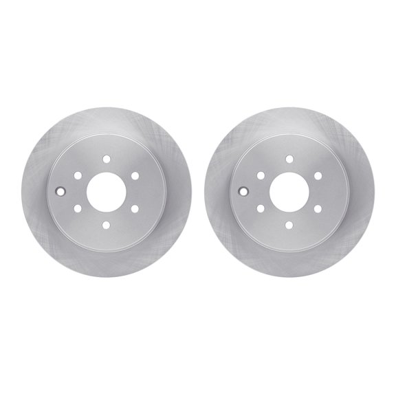 Dynamic Friction Company Rear Brake Rotors 6002-67086