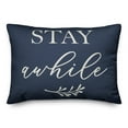 thumbnail image 2 of Creative Products Stay Awhile on Blue 14x20 Indoor / Outdoor Pillow, 2 of 3