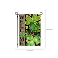 thumbnail image 3 of BOBOMOTI St Patricks Day Decorations Shamrocks Garden Flag for Irish Holiday Party Outdoor Decor 12x18 Inch Double Sided, 3 of 6