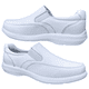 thumbnail image 3 of Zapatos de Enfermeria para Hombre en Piel Blanco Ideal para Clinicas y Hoteles, 3 of 6