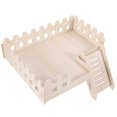 thumbnail image 1 of Wooden Hamster Platform Toy for DIY Enjoyment and Safety Beige 1 Set, 1 of 1