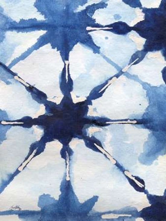 Shibori II Canvas Art - Elizabeth Medley ()