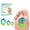 Patterned, variant on Welnove Callus Cushion Pads - 24 CT Oval Protectors for Foot, Heel & Toes, Reduces Rubbing & Friction