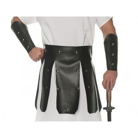 Black Roman Mens Adult Soldier Greek Warrior Costume Belt