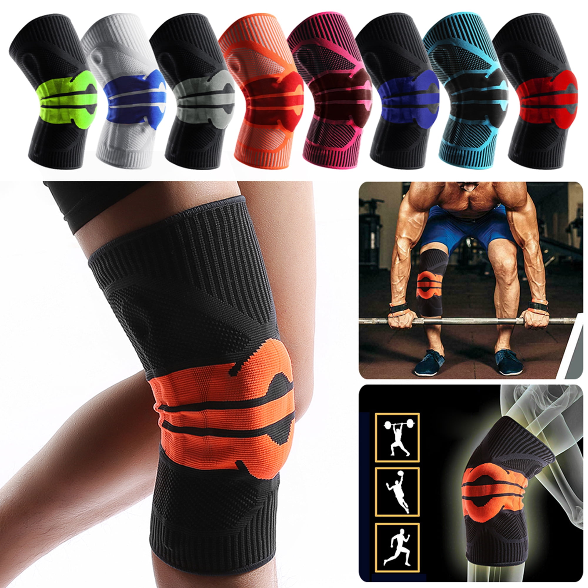 UKAP Knee Brace Compression Sleeve 1pcs Knee Support Brace