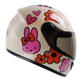 thumbnail image 2 of Casco Ghira Gh-Junior Rosa Super Girly Cerrado Mica Humo rosa S, 2 of 6