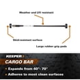 thumbnail image 3 of Cargo Bar Keeper con trinquete negro y plateado, ajustable de 40 a 70 cm, 3 of 6