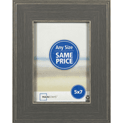 Mainstays 5x7 Step Gray Tabletop Picture Frame