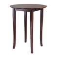 thumbnail image 1 of Fiona Round High Pub Table, Walnut finish, 1 of 7