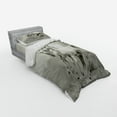 thumbnail image 3 of Ambesonne Black White Bedding Set 4 Pcs, Horse Freedom Theme, Queen, White and Black, 3 of 3