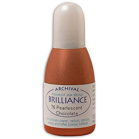 Tsukineko Brilliance Pearlescent Chocolate Ink Refill