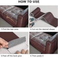 thumbnail image 3 of Autocollant de Réparation en Cuir Auto-Adhésif pour Canapé Siège de Voiture Chaise Rénovation-HAPDEN, 3 of 4