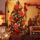thumbnail image 2 of Cateissary Árbol de Navidad Decorativo Flor Falsa Portátil Desmontable Moda Parque Jardín Artificial Simulación Festival Flores Kits de decoración para fiestas rojo navideño Cateissary JR1170-07, 2 of 6