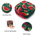 thumbnail image 3 of Watermelon Sanitary Napkin Storage Bag Period Purse Travel Security Pouch Small Treat Pouch 4.7x6.6x6.6 in Velvet Sponge Oxford Fabric Bag for Menstrual Pad Organization, 3 of 6