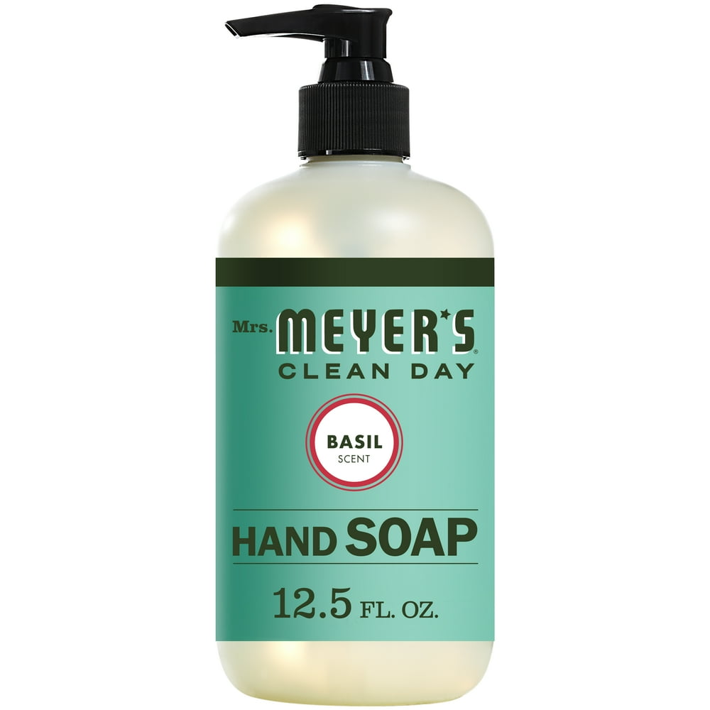 Mrs. Meyer's Clean Day Liquid Hand Soap, Basil Scent, 12.5 fl. Oz