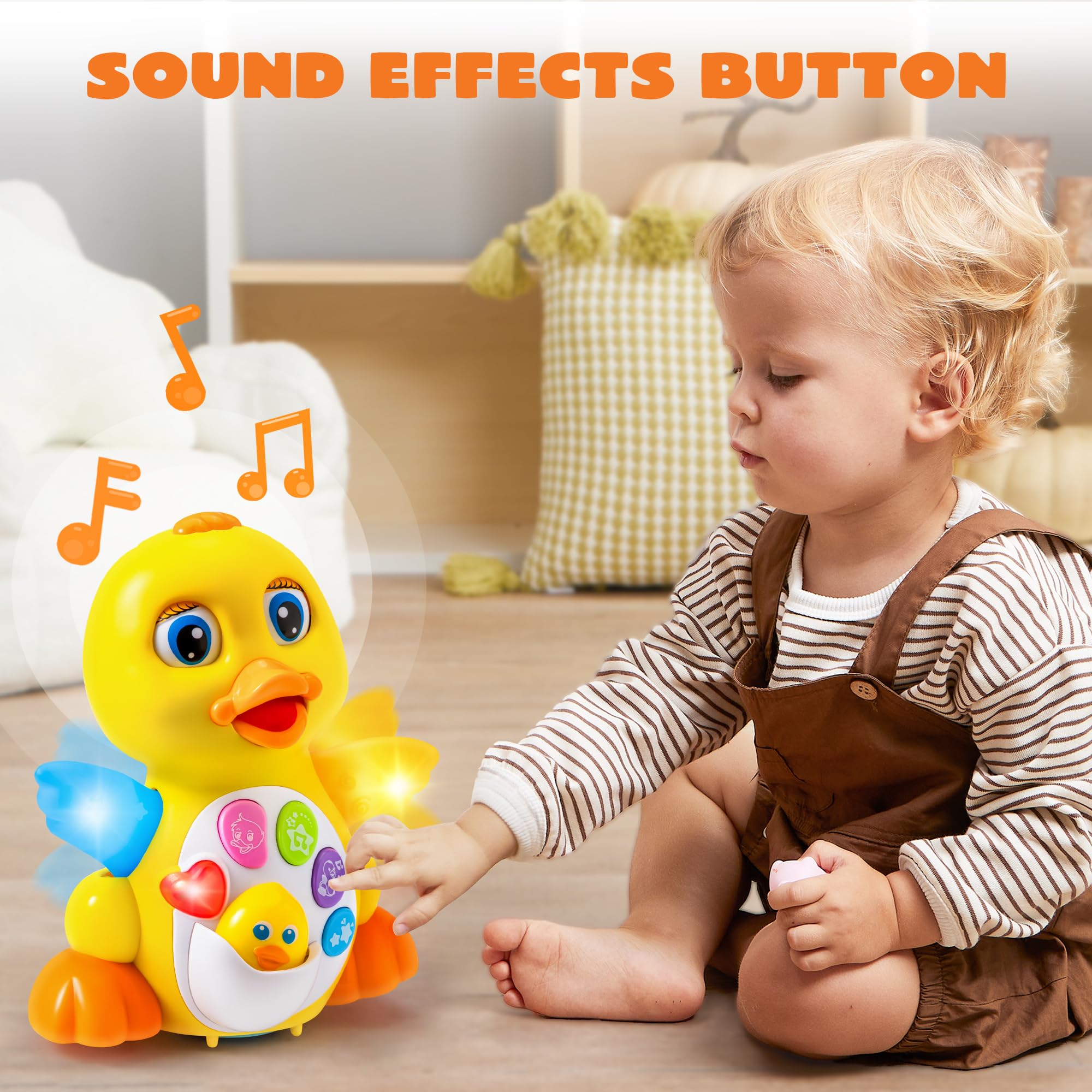 Joyfy Musical Dancing Duck Toy with Lights and Sounds photo 8