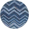 thumbnail image 5 of SAFAVIEH Nantucket Joella Zigzag Stripes Cotton Area Rug, Blue/Multi, 5' x 8', 5 of 10
