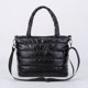 thumbnail image 3 of Bolso Hobo de plumón para mujer bolso de mano versátil con gran capacidad bolso de compras de invierno, 3 of 9