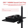 thumbnail image 2 of Amdohai 200 * 140MM Sound Card Tray Live Broadcast Microphone, 2 of 8