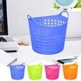thumbnail image 1 of Plain Desktop Rocking Lid Small Trash Can,Living Room Coffee Table Basket,Household Table Mini Trash Can,Small Capacity,Easy Access Lid,Sturdy Plastic,Compact Design,Home Organization,Waste Bin, 1 of 4