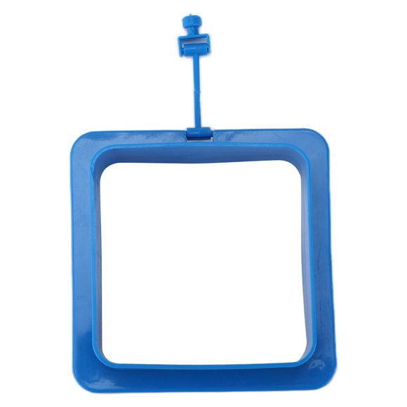 Anillo de alimentación para peces, forma cuadrada, alimentador de alimentos flotante seguro para peces, círculo con ventosa para acuario, pecera