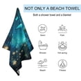 thumbnail image 2 of Wildflowers Butterfly Beach Towel, Microfiber Beach TowelsAbsorbent, Compact, Beach Blanket, Lightweight Towel for The Swimming, 2 of 7