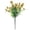 Yellow, variant on Artificial Flowers for Outdoor Use 7 Stems 35 Buds UV Resistant Faux Plastic Greenery Plants Realistic Fake Floral Arrangements for Garden Patio Porch Window Box Home Decor