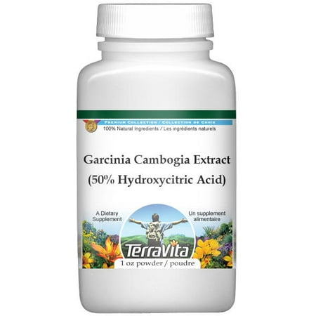 Garcinia Cambogia Extract (GCE) (Citrimax) (50% HCA Hydroxycitric Acid) Powder (1 oz, ZIN: