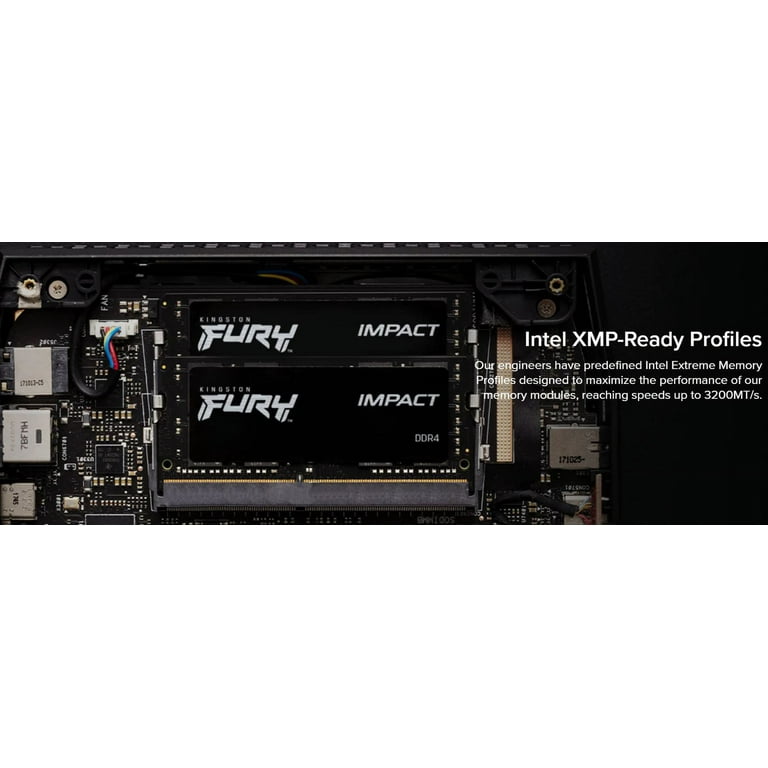 Kingston FURY Impact 8GB 3200MHz DDR4 Laptop Memory KF432S20IB/8
