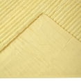 thumbnail image 4 of Better Trends Jullian Stripes Design 100% Cotton Euro Sham - Yellow, 4 of 5