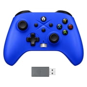 Gamrombo Wireless Controller for Xbox Series X|S, Xbox One, PC, Hall Trigger, Turbo, Macro, Dual Vibration, 3.5mm Audio Jack, 2.4GHz Adapter, Blue