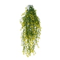 thumbnail image 7 of Bxaolu Artificial Hanging Flowers Outdoor Faux Plants Spring Summer Decor Fake Silk Violets, Realistic UV Resistant Trailing Vines Porch Yard Indoor Wedding Favors(Yellow,1Pc), 7 of 7