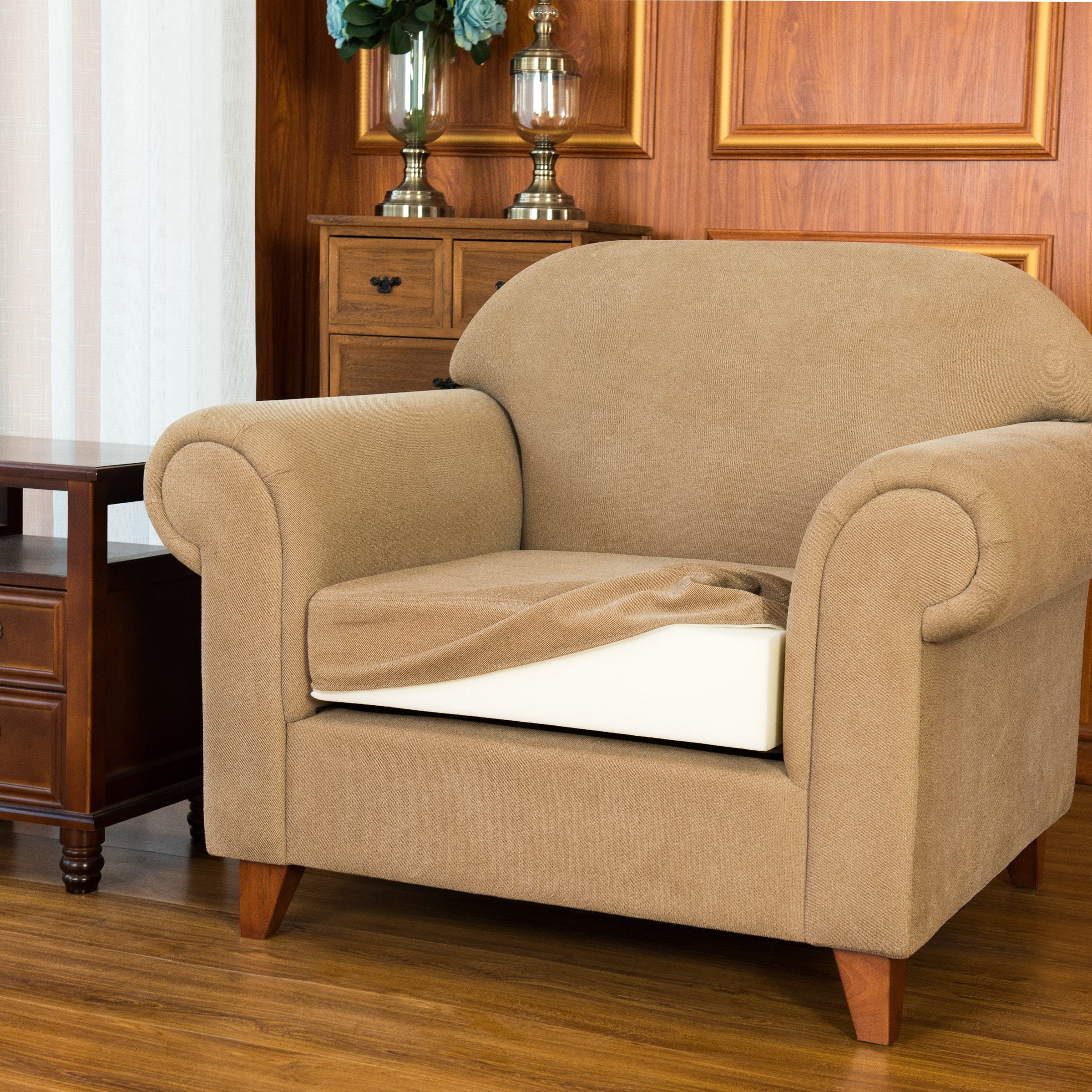 20x20x2 High-Density Foam Curve Couch Sofa Cushion Support